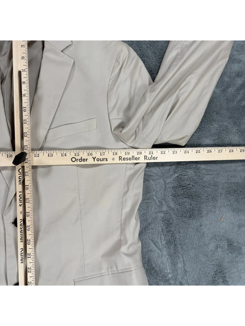 Theory Mens Blazer Jacket Beige Made In Turkey Sport Coat Two Button